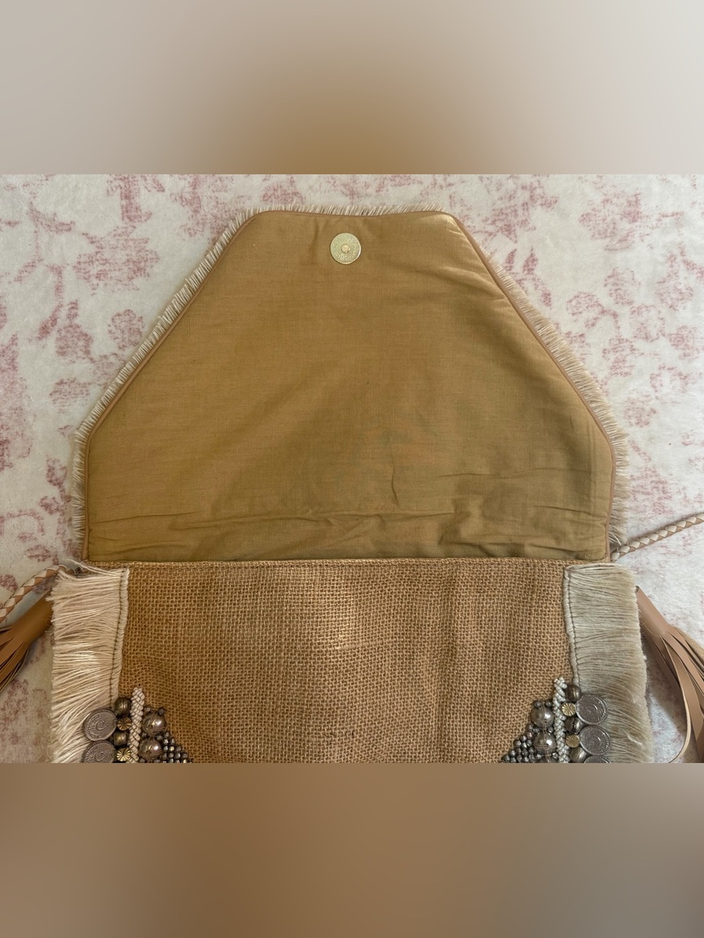 SHASHI Leela Clutch NWOT - Picture 6 of 12